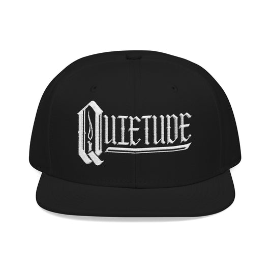 Embroidered Snapback - Black