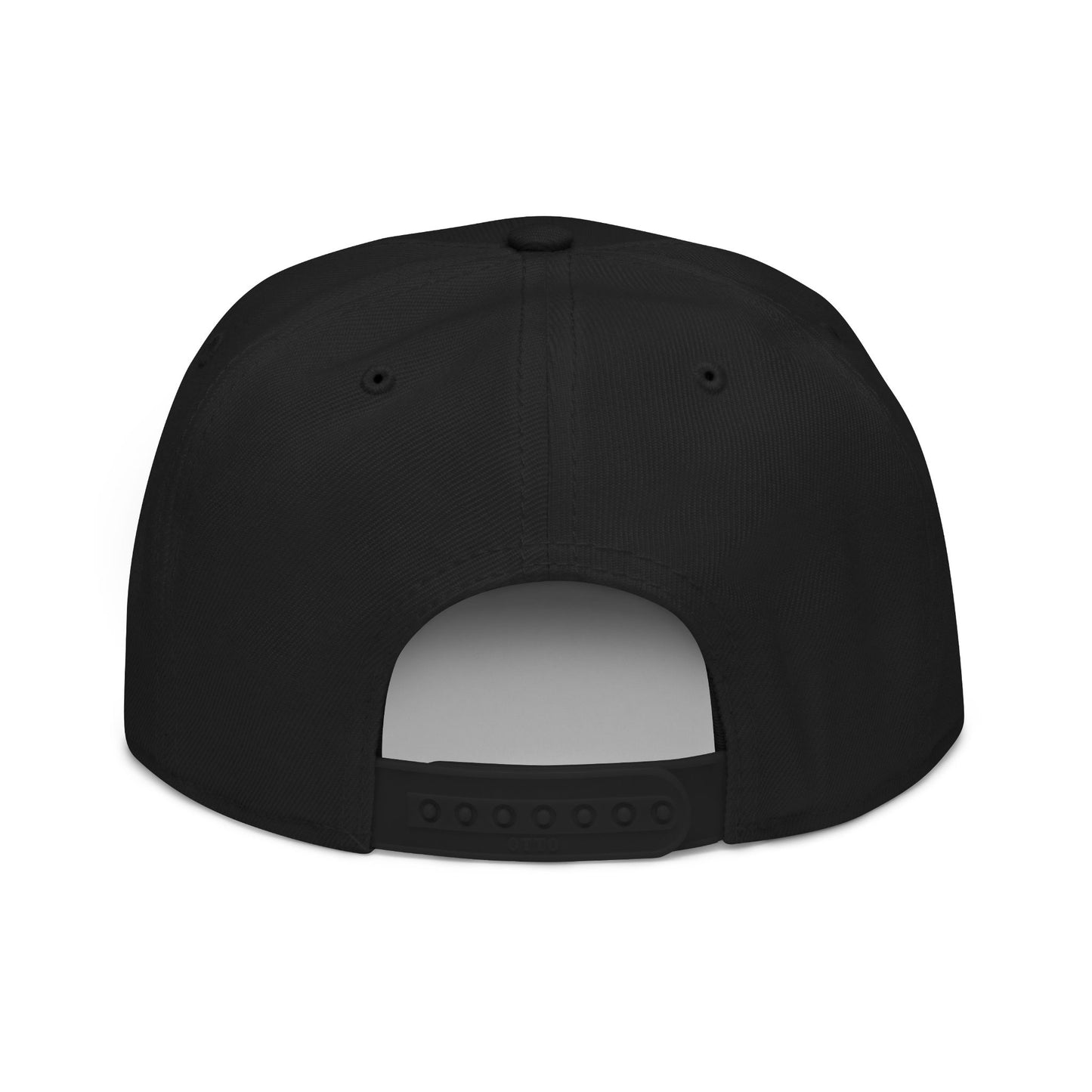 Embroidered Snapback - Black